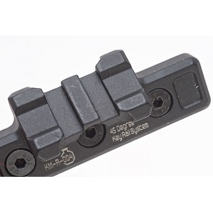 ARES 45 DEGREE KEY RAIL SYSTEM FOR KEYMOD SYSTEM KM-R-004